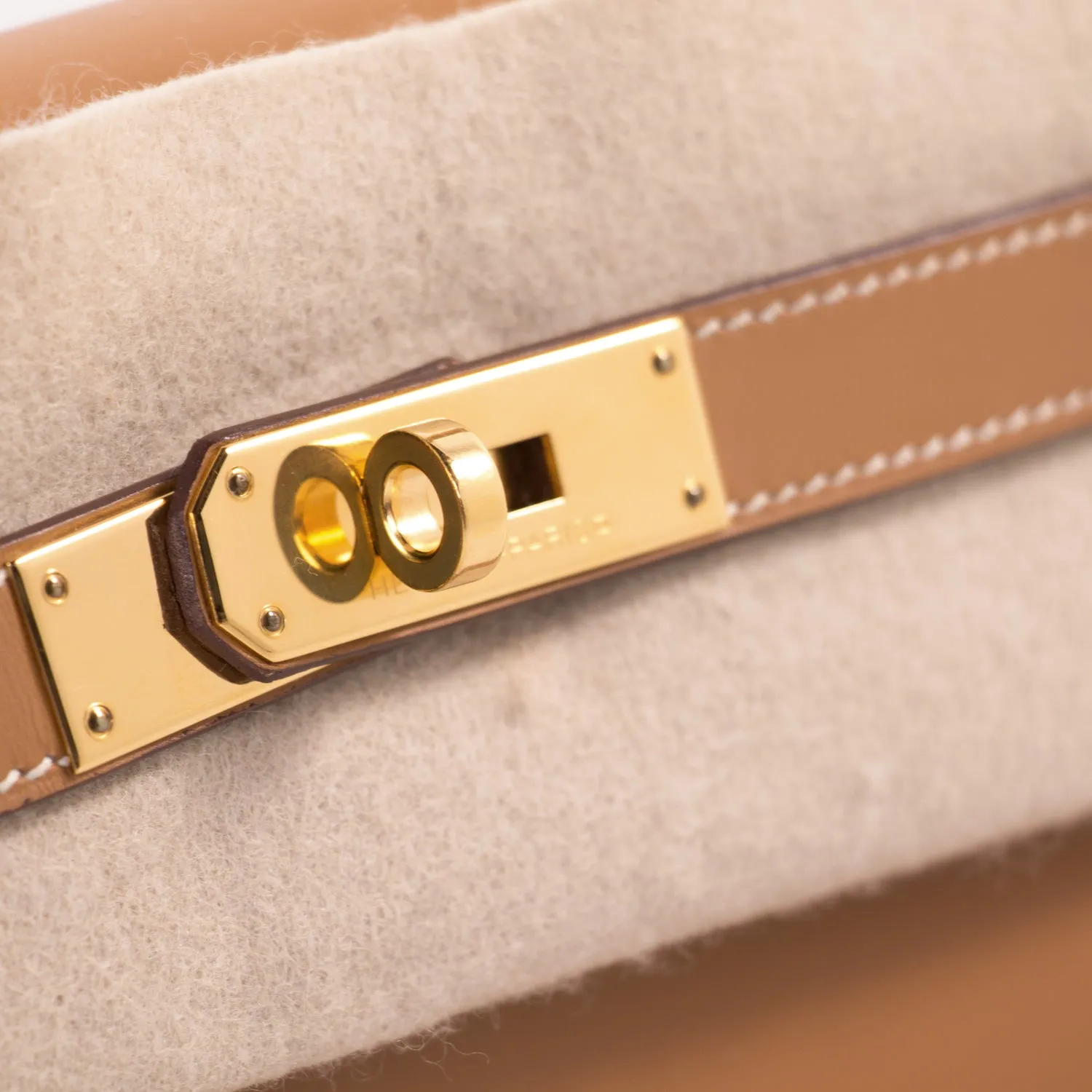 Hermès Kelly 28 Sellier Gold Chamonix Calf