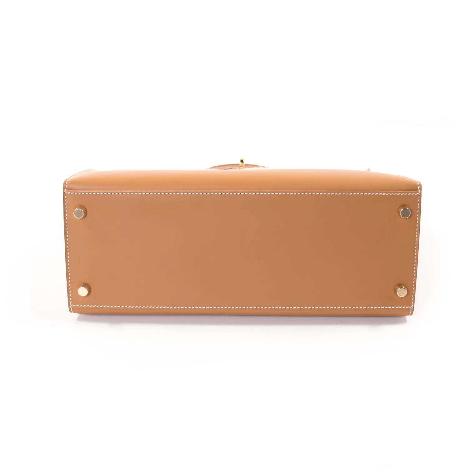 Hermès Kelly 28 Sellier Gold Chamonix Calf