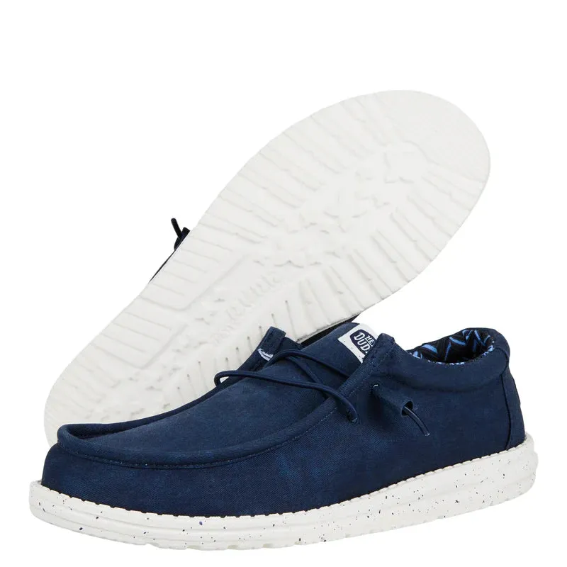HEY DUDE- MEN'S WALLY STRETCH CANVAS SHOE