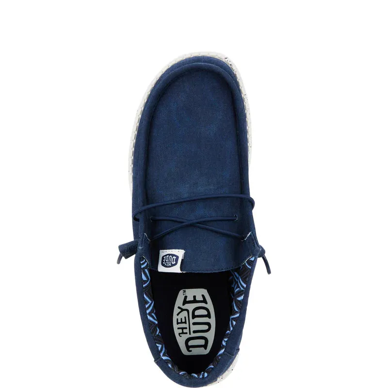 HEY DUDE- MEN'S WALLY STRETCH CANVAS SHOE