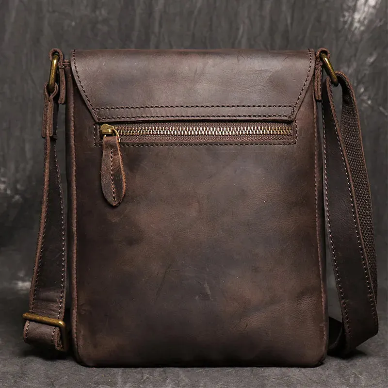 High Quality Messenger Bag For Men Genuine Leather Crossbody Bag Male Easy Travel Shoulder Bag for Tablet Men's Leather Handbag