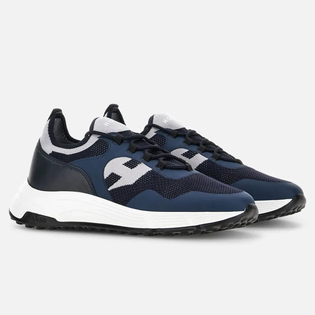 Hogan Hyperlight Knit Sneakers - Navy