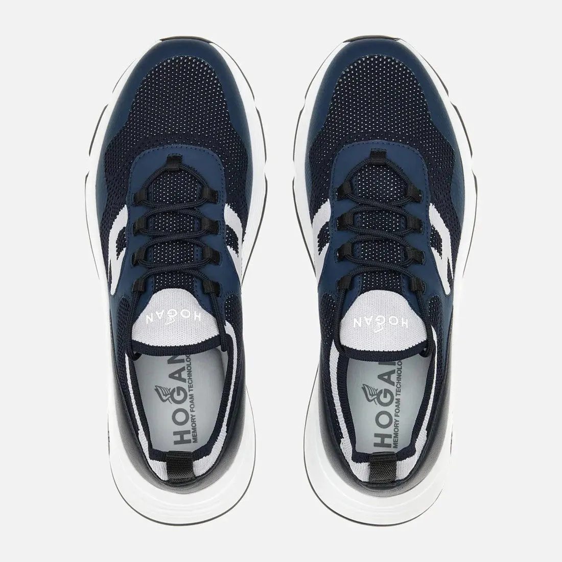 Hogan Hyperlight Knit Sneakers - Navy