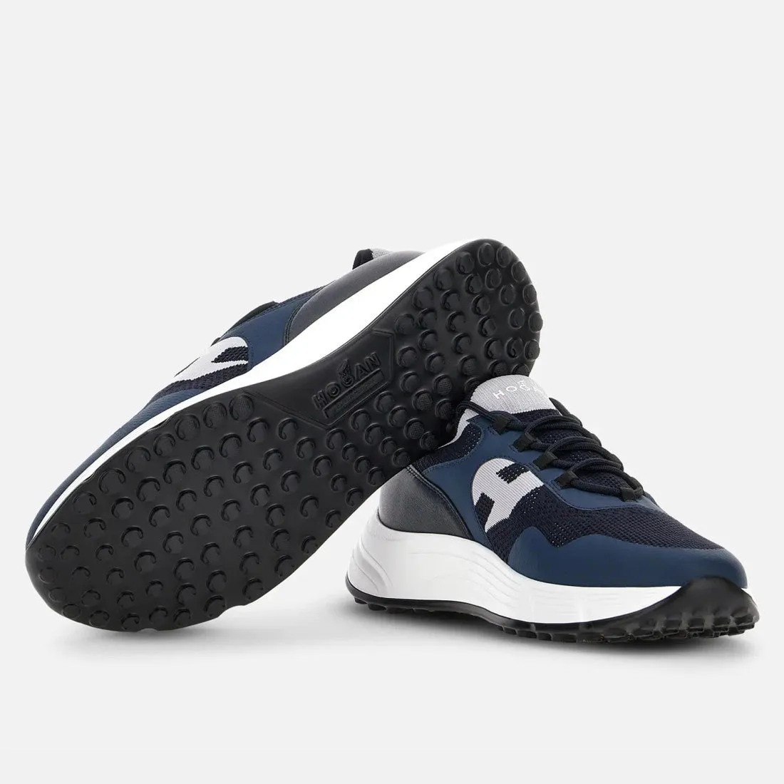 Hogan Hyperlight Knit Sneakers - Navy