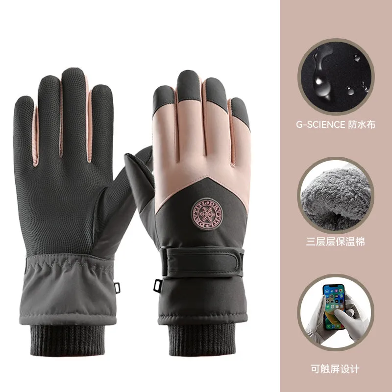 INSTOCK-Ski gloves for men and women