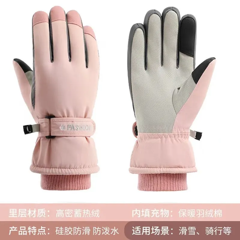INSTOCK-Ski gloves for men and women