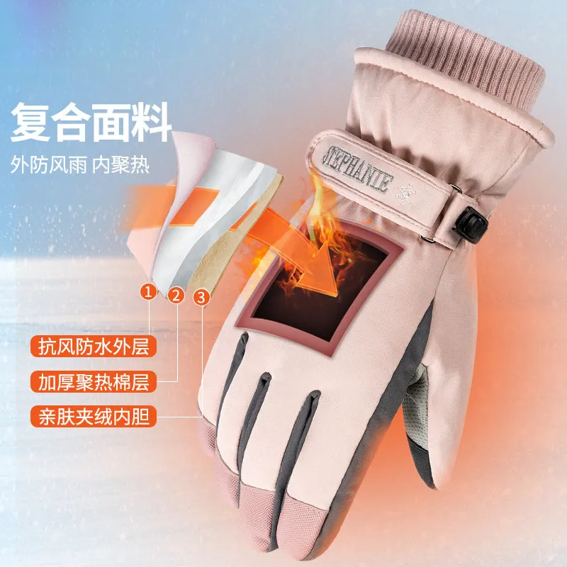 INSTOCK-Ski gloves for men and women