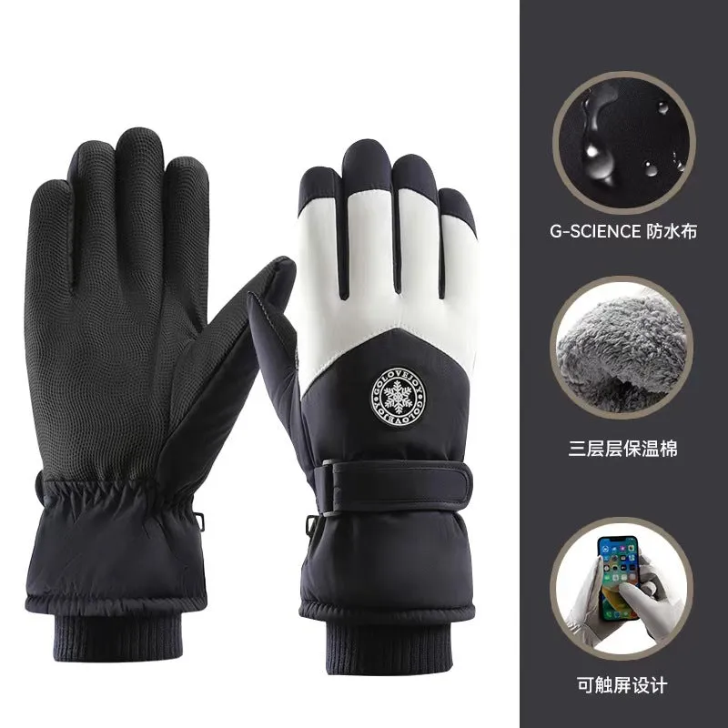 INSTOCK-Ski gloves for men and women