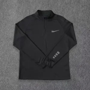 INSTOCK-Skinny Clothes Men's Training Sports Student Half Zip Top