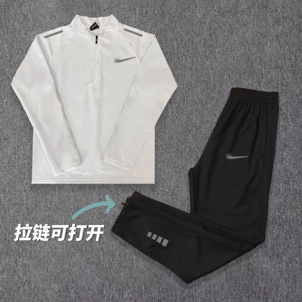 INSTOCK-Skinny Clothes Men's Training Sports Student Half Zip Top