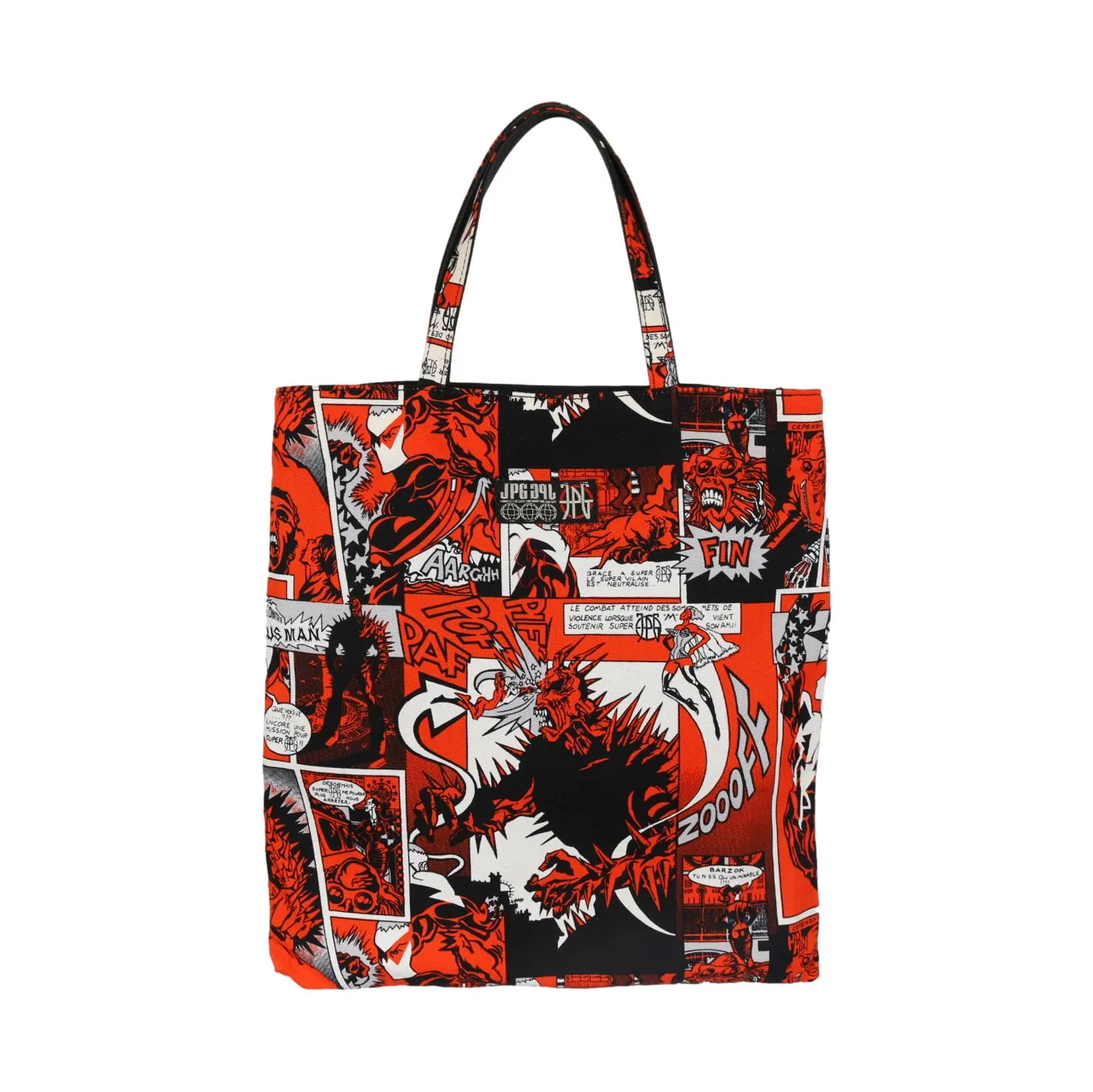 Jean Paul Gaultier Red Comic Tote