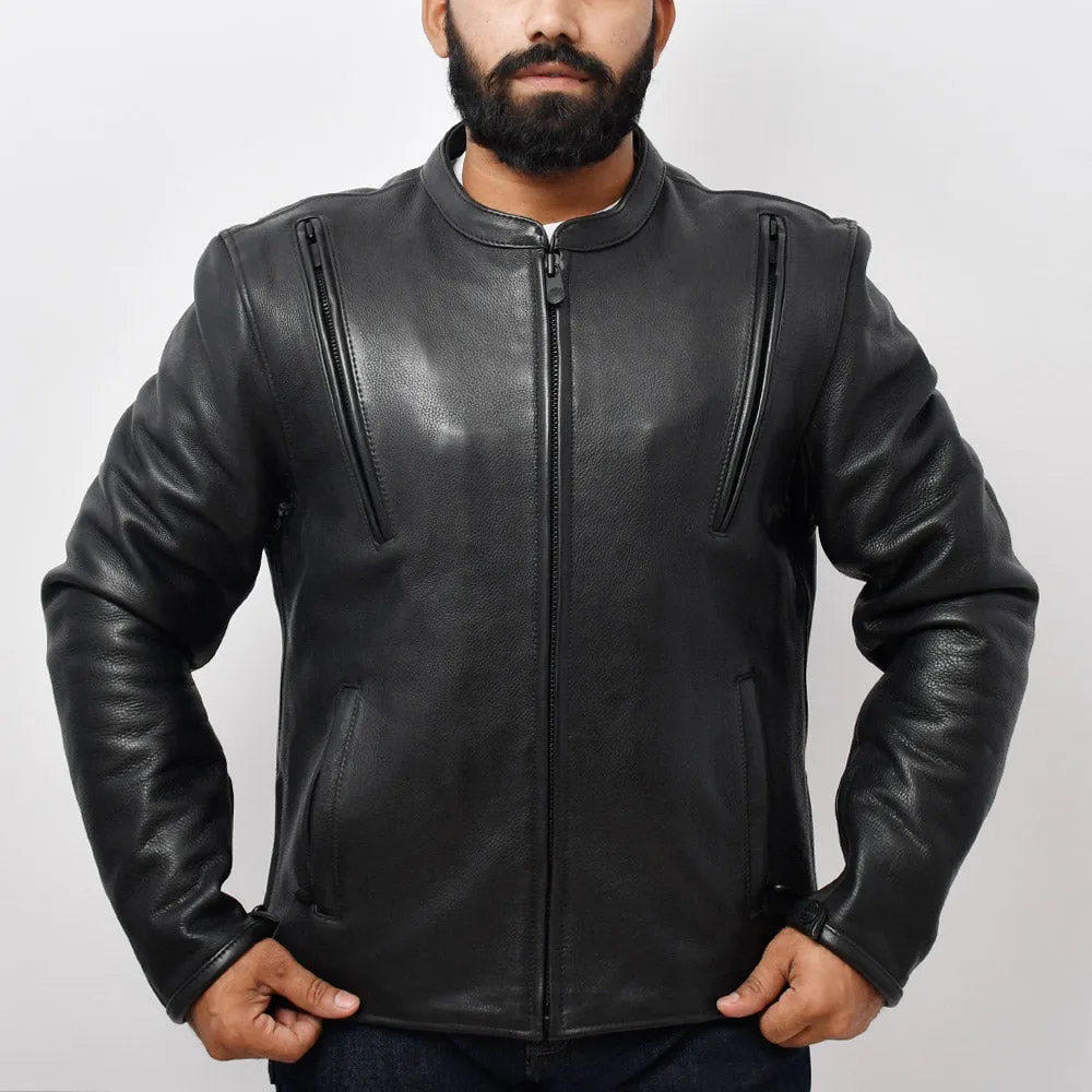 KOMBAT Motorcycle Leather Jacket