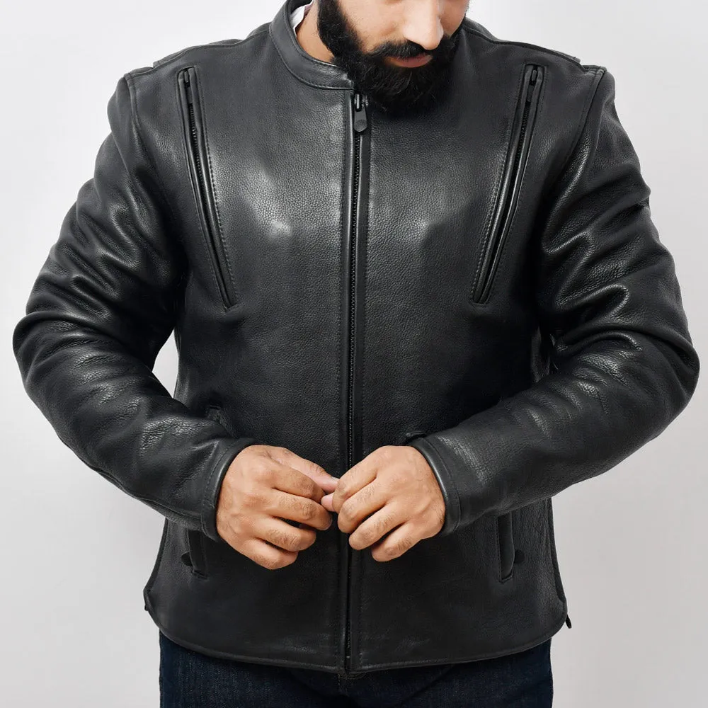 KOMBAT Motorcycle Leather Jacket