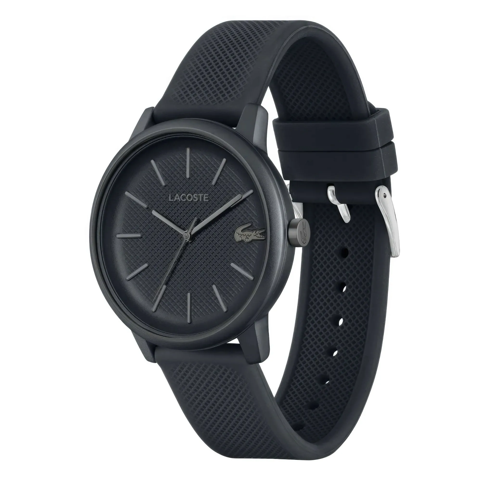 Lacoste.12.12 Move Grey Men's Watch Grey Silicone Strap