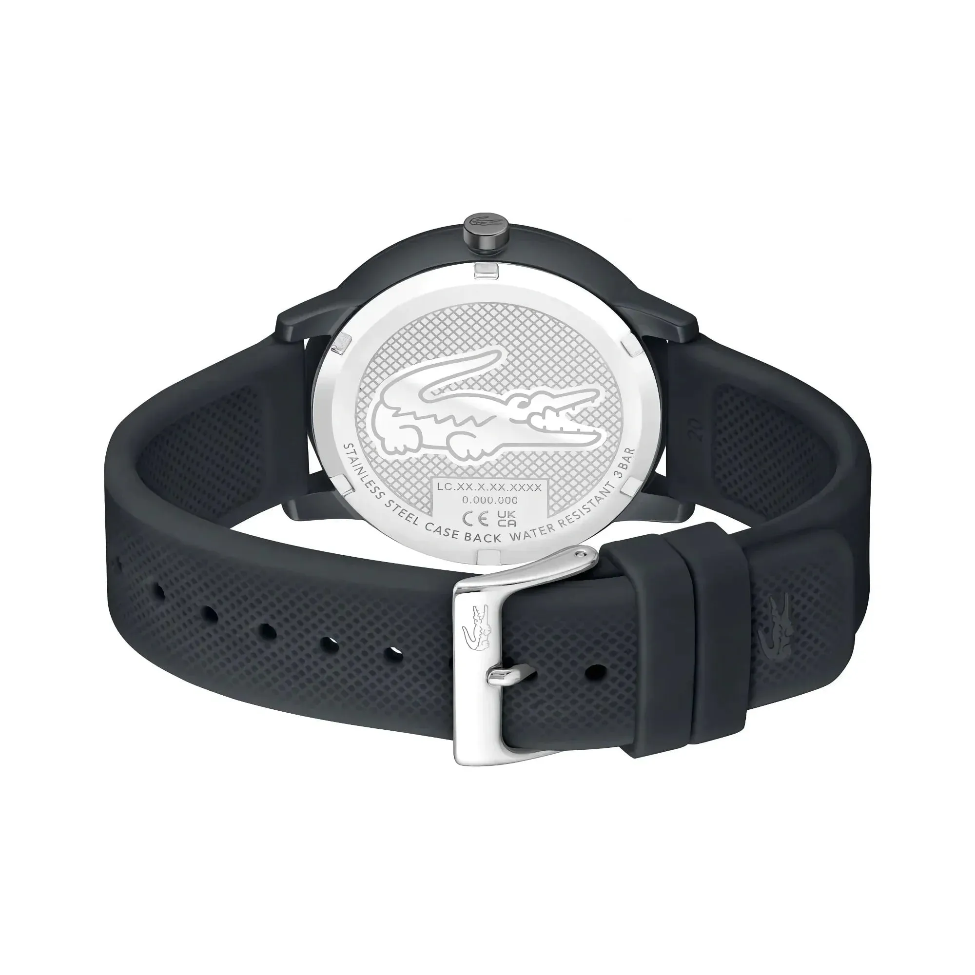Lacoste.12.12 Move Grey Men's Watch Grey Silicone Strap