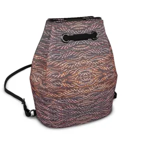 Leather Bucket Backpack (Grail Hearth Core Copper Fabric) RJSTHS2022 RJS