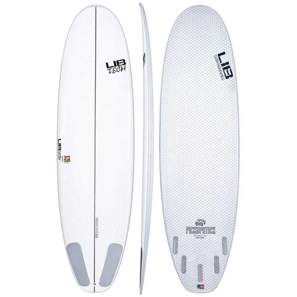 LIB TECH PICKUP STICK WHITE 7'6