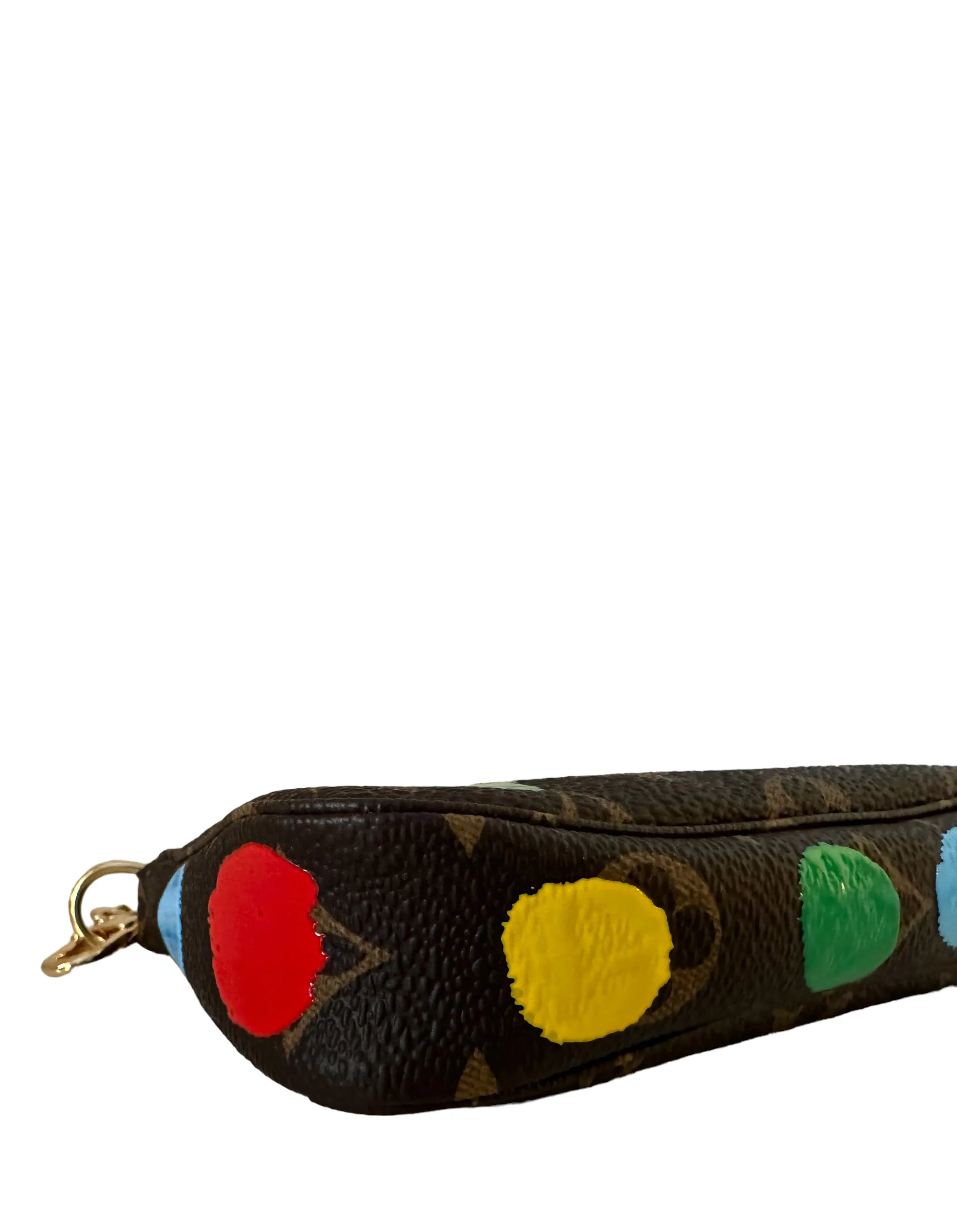 Louis Vuitton 2023 LV x YK Monogram Dots Mini Pochette Accessories Bag