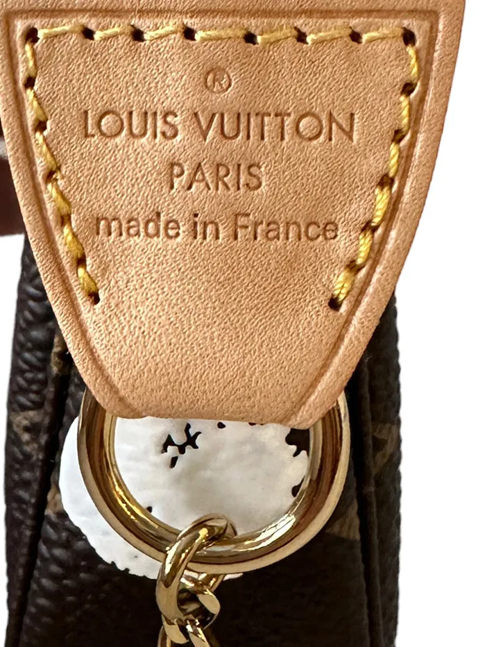 Louis Vuitton 2023 LV x YK Monogram Dots Mini Pochette Accessories Bag