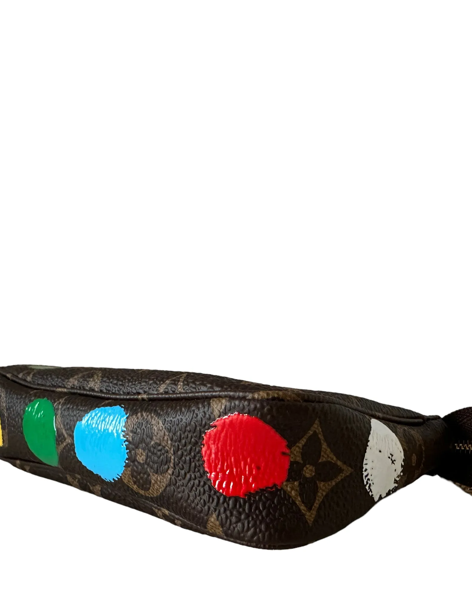 Louis Vuitton 2023 LV x YK Monogram Dots Mini Pochette Accessories Bag