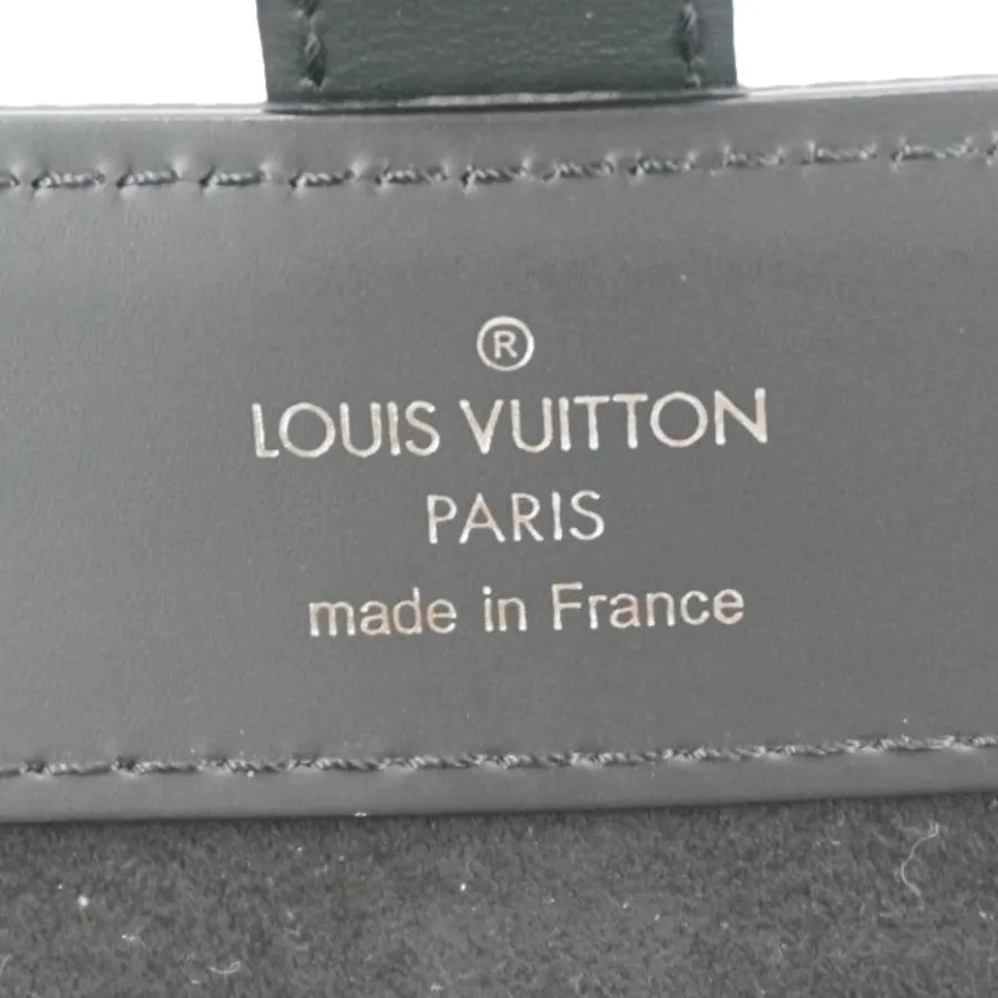 LOUIS VUITTON 3 Watch Case Monogram Eclipse Pouch Black