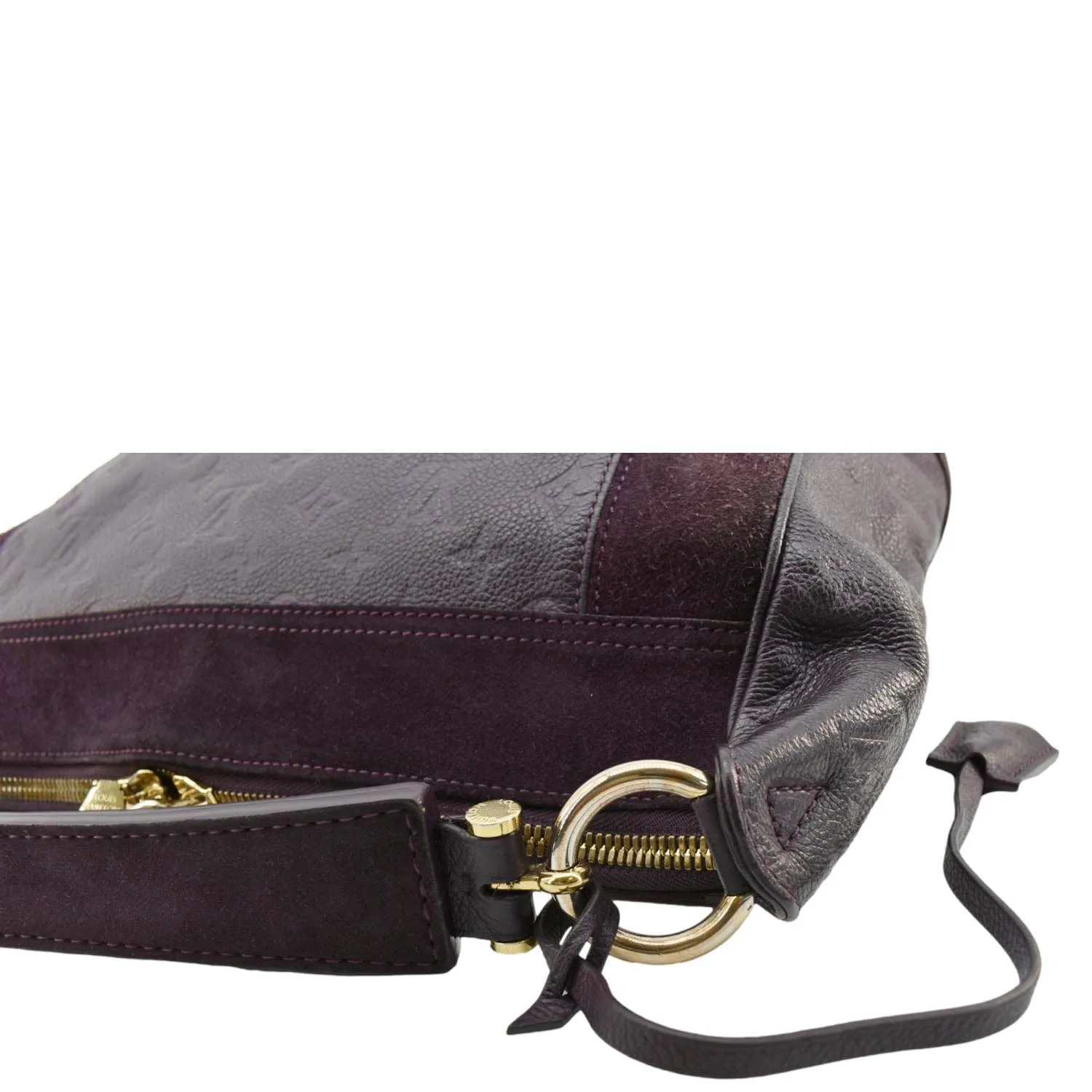 LOUIS VUITTON Audacieuse MM Empreinte Leather Shoulder Bag Terre