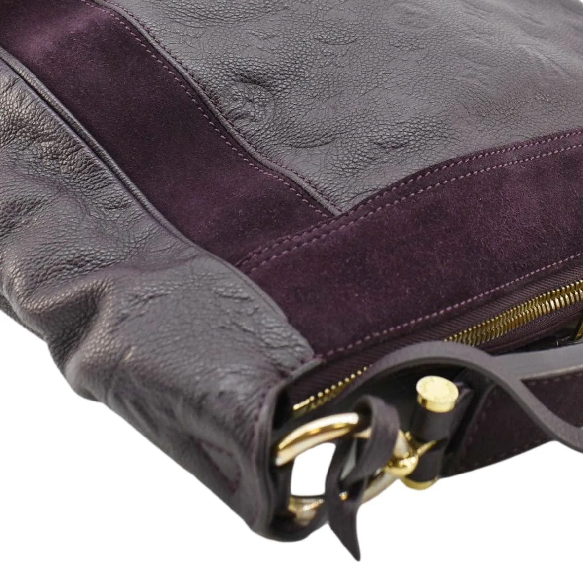 LOUIS VUITTON Audacieuse MM Empreinte Leather Shoulder Bag Terre