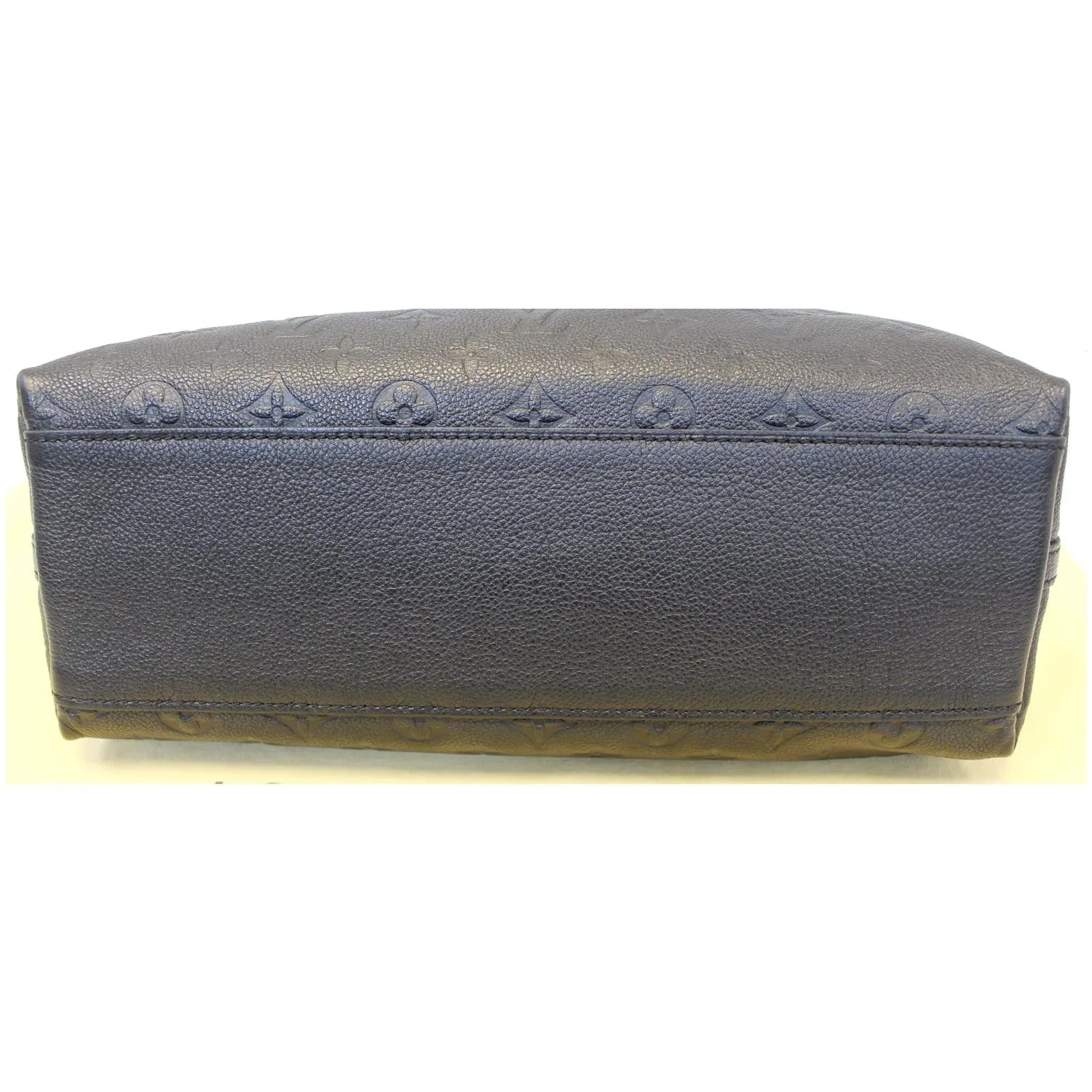 LOUIS VUITTON Bastille MM Empreinte Leather Shoulder Handbag Black