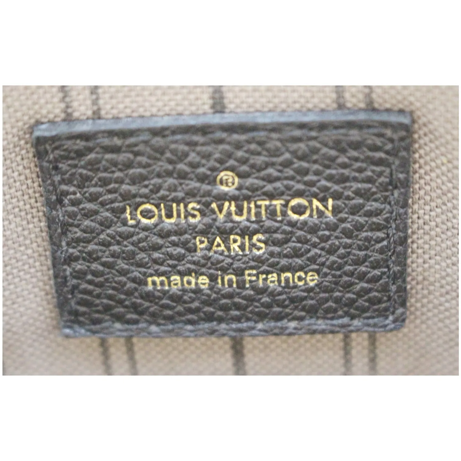 LOUIS VUITTON Bastille MM Empreinte Leather Shoulder Handbag Black