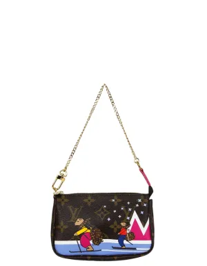 Louis Vuitton Bears on Skis Mini Pochette Accessories Bag