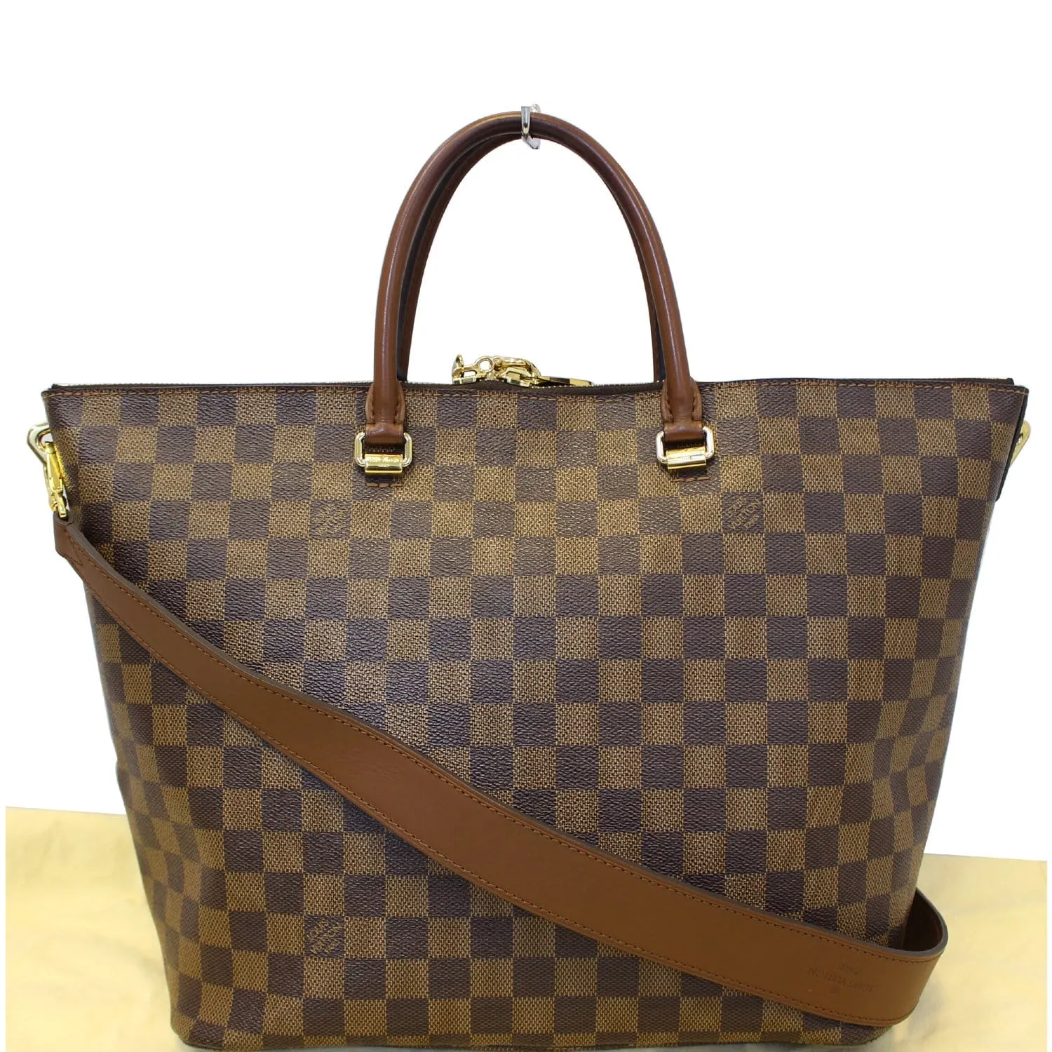 LOUIS VUITTON Belmont Damier Ebene Shoulder Handbag