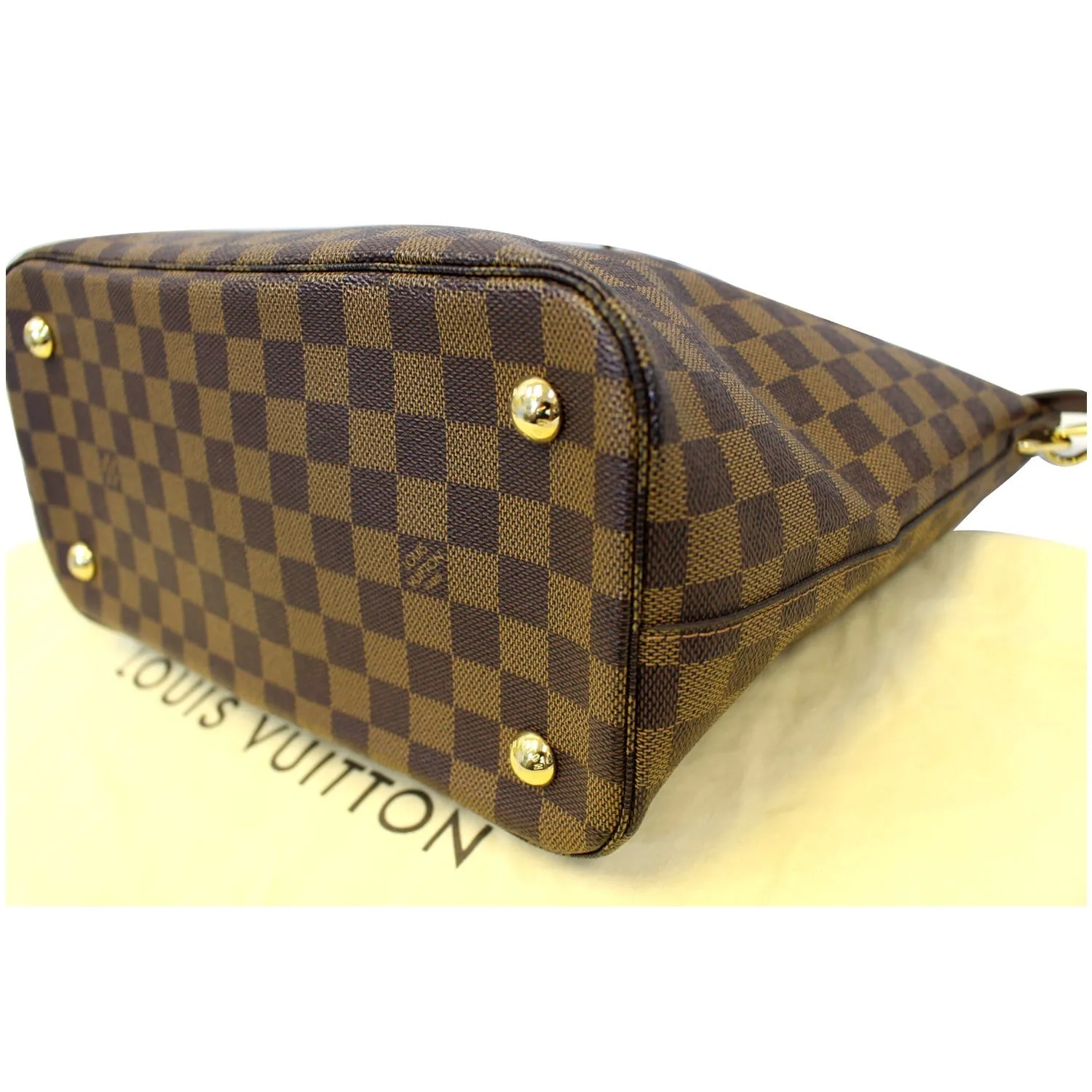LOUIS VUITTON Belmont Damier Ebene Shoulder Handbag