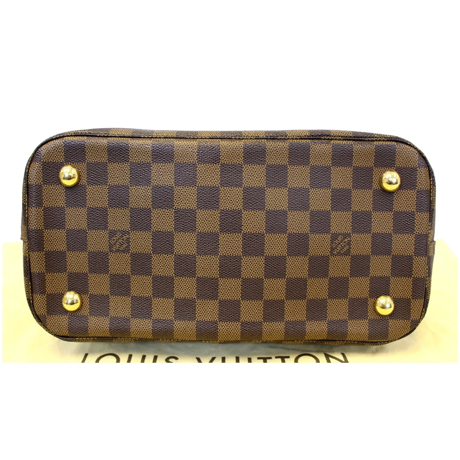 LOUIS VUITTON Belmont Damier Ebene Shoulder Handbag