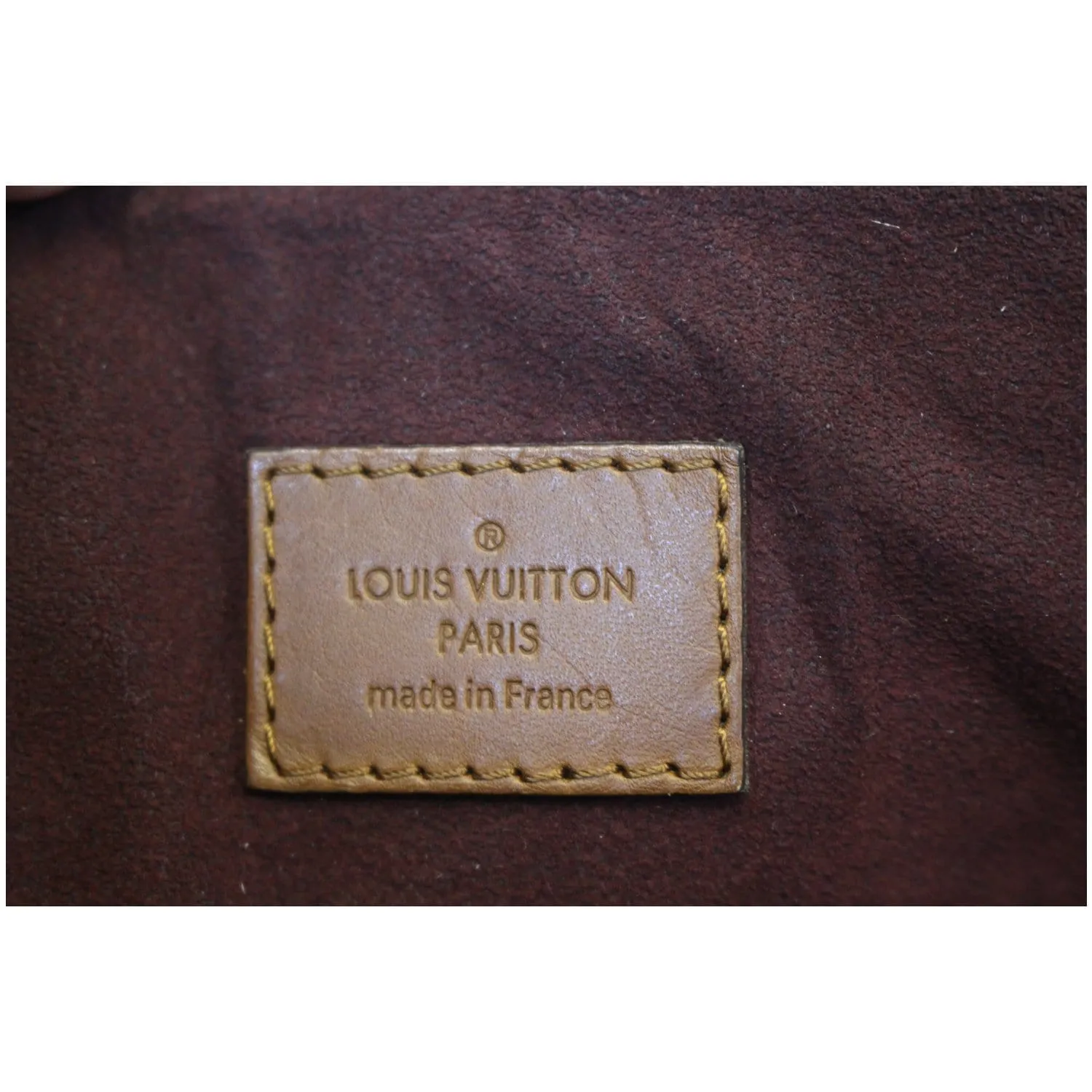 LOUIS VUITTON Belmont Damier Ebene Shoulder Handbag