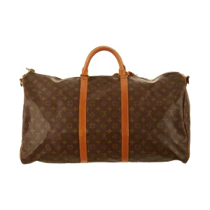 Louis Vuitton Brown Keepall 60