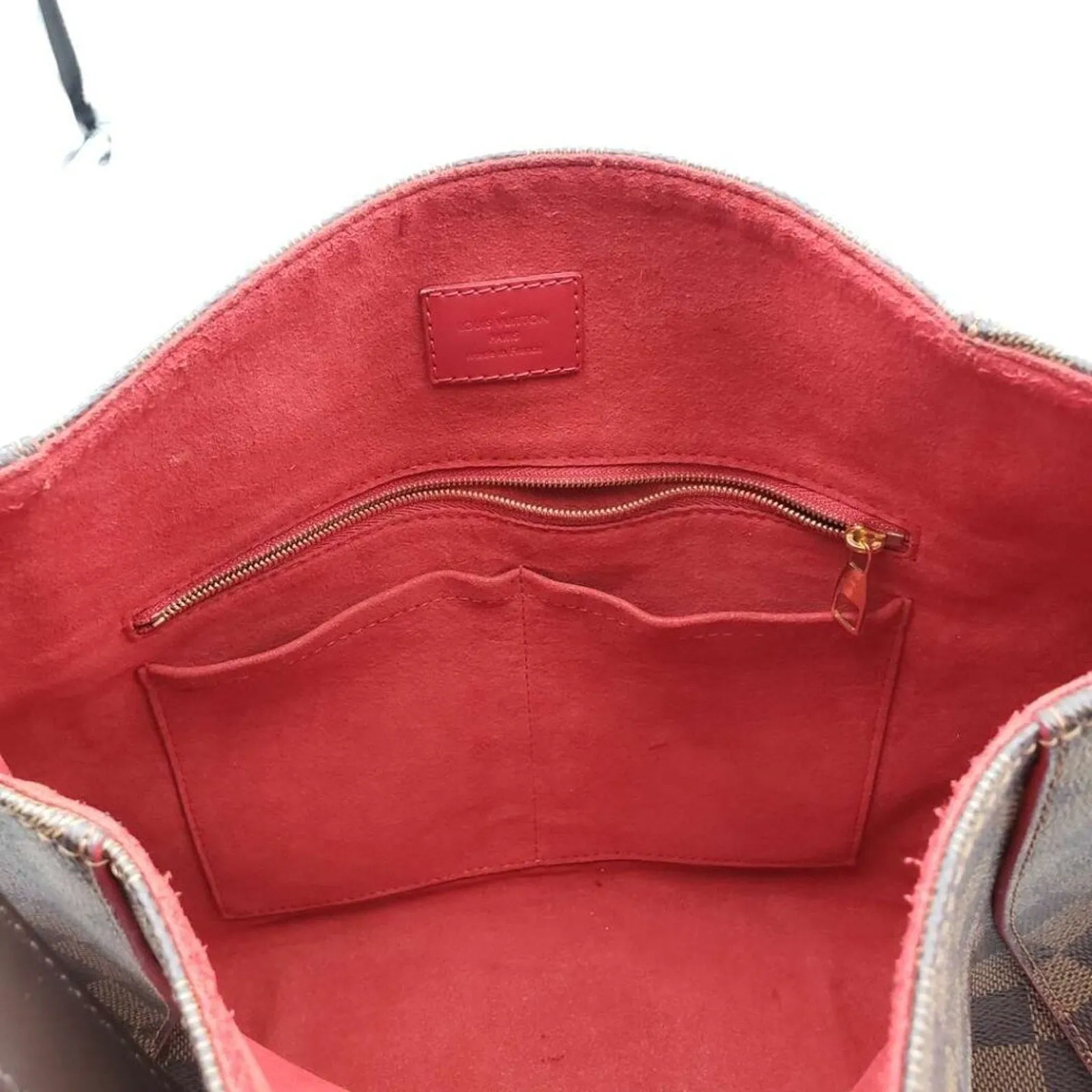 Louis Vuitton Caissa Brown Damier Ebene Canvas Shoulder Bag