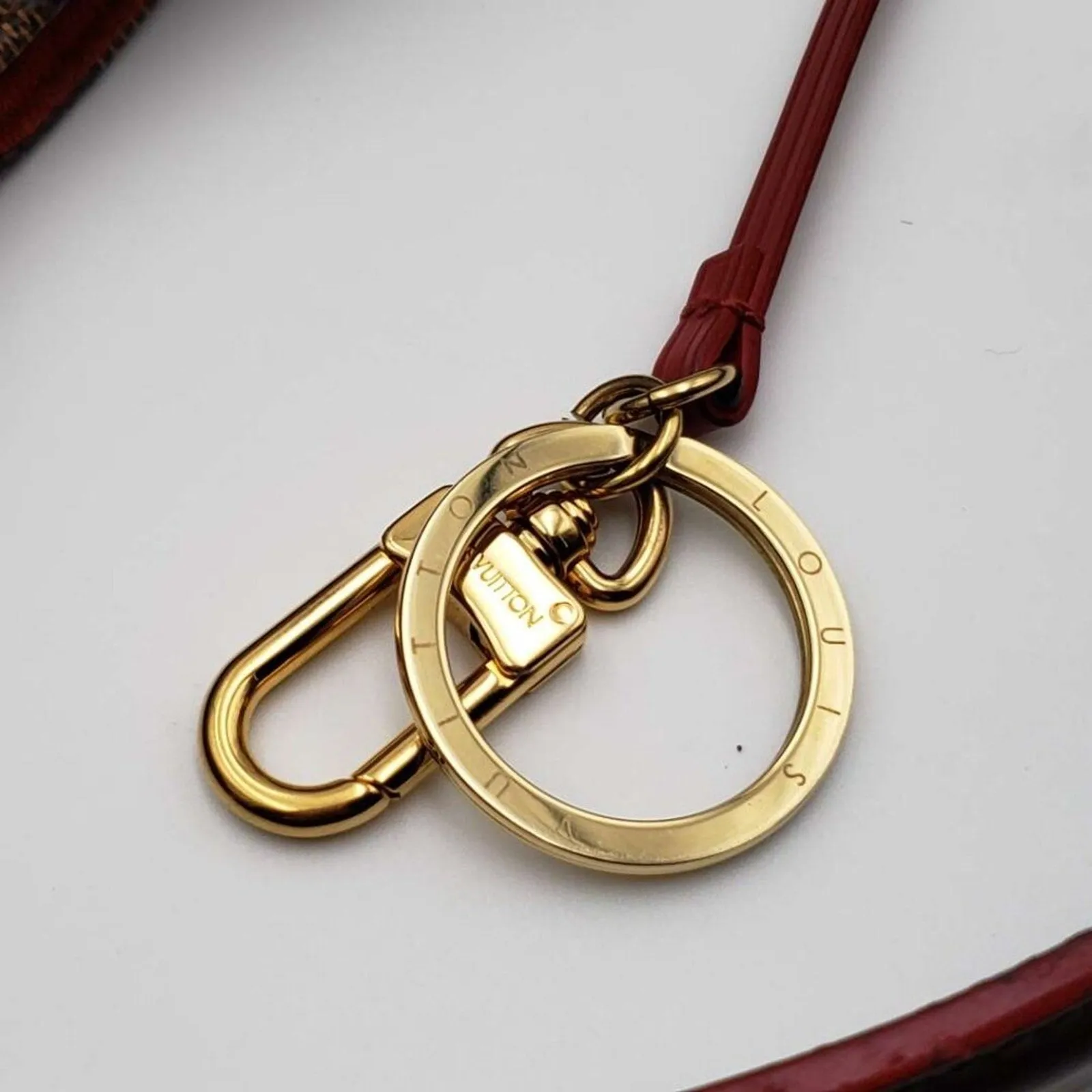 Louis Vuitton Caissa Brown Damier Ebene Canvas Shoulder Bag