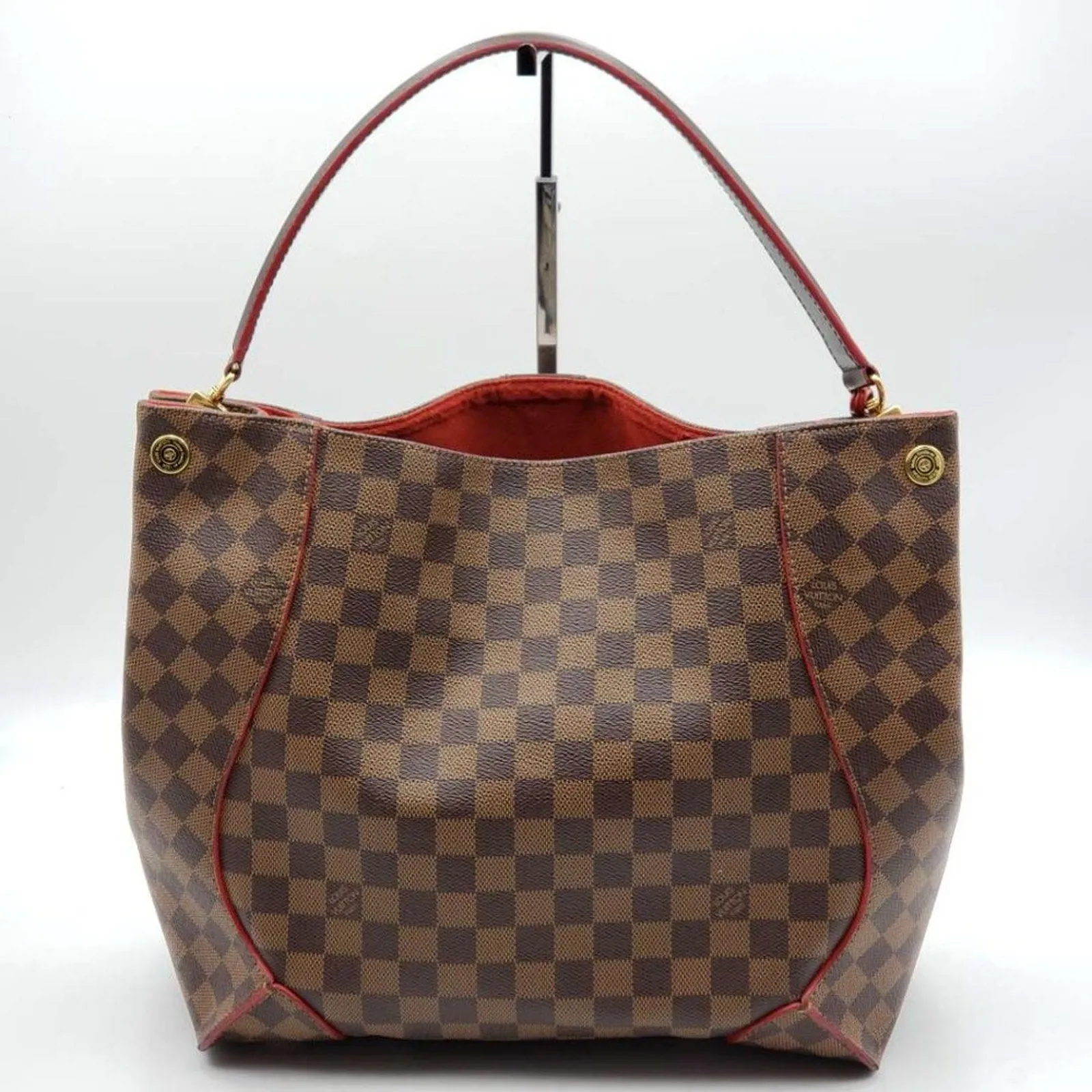 Louis Vuitton Caissa Brown Damier Ebene Canvas Shoulder Bag