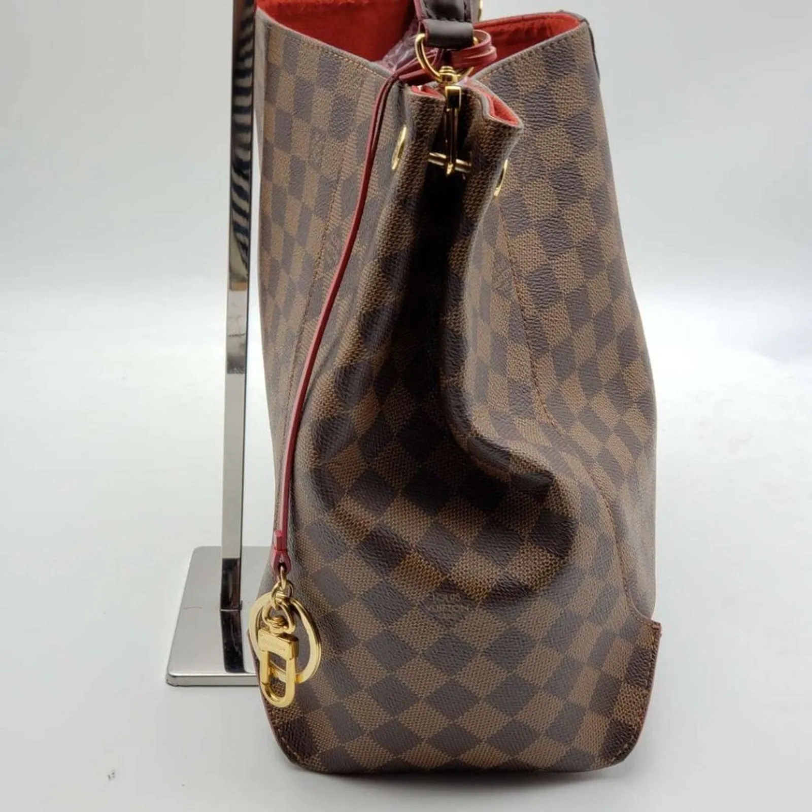 Louis Vuitton Caissa Brown Damier Ebene Canvas Shoulder Bag