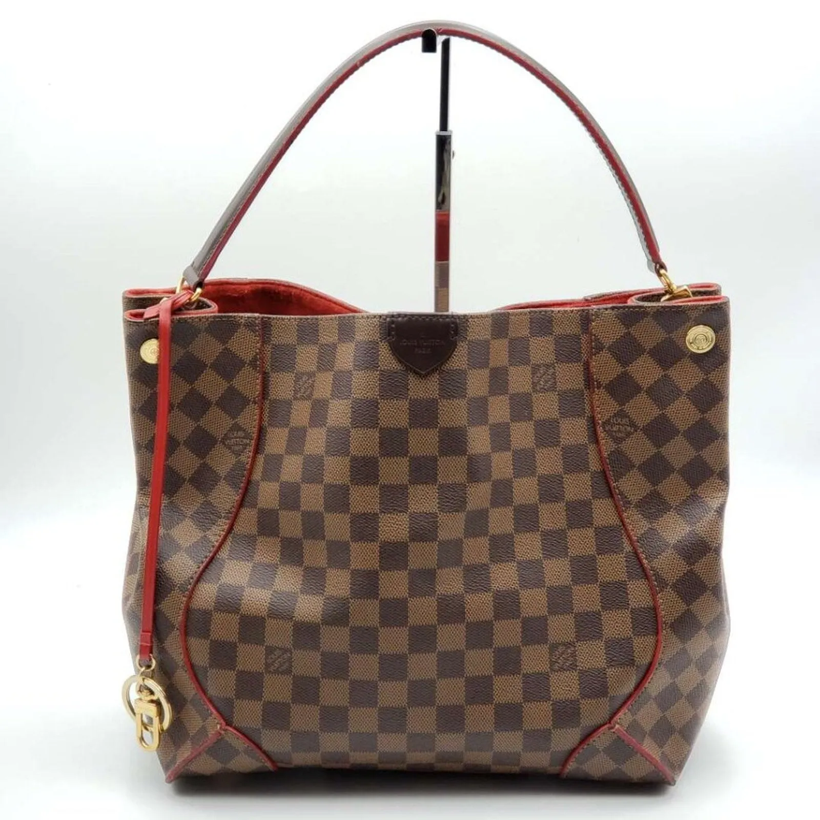 Louis Vuitton Caissa Brown Damier Ebene Canvas Shoulder Bag
