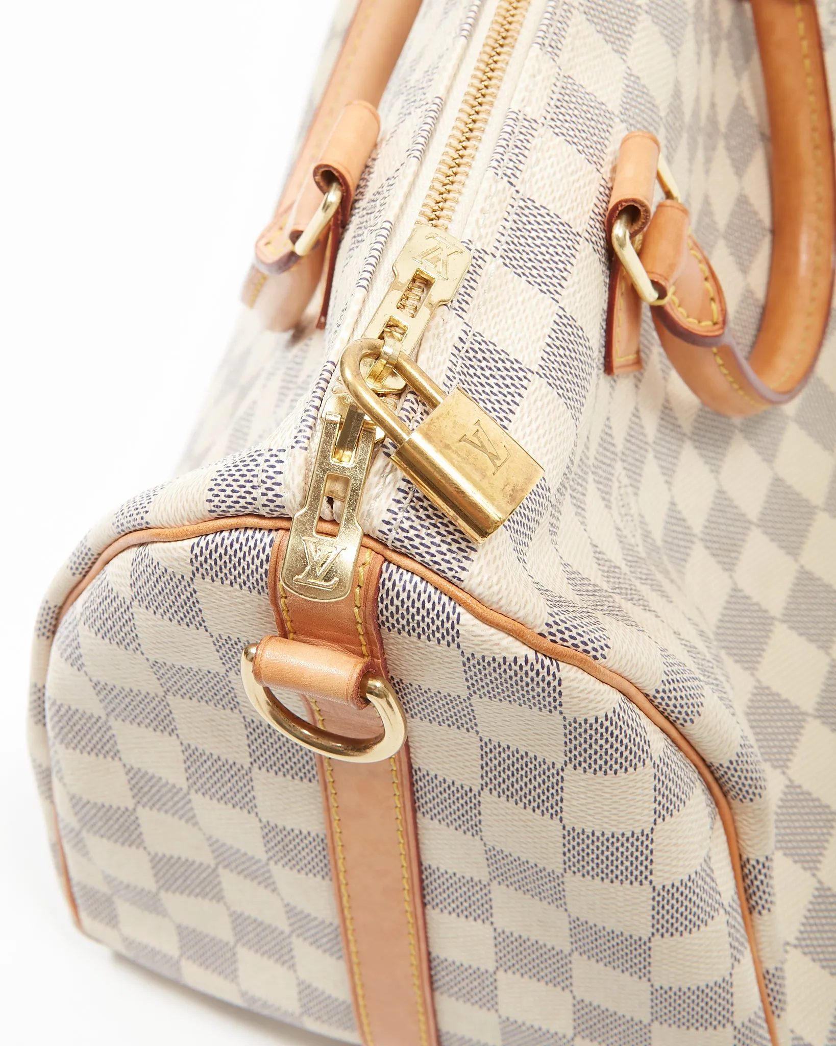 Louis Vuitton Damier Azur Canvas Speedy 30 Bandouliere Bag