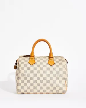 Louis Vuitton Damier Azur Speedy 25 Bag