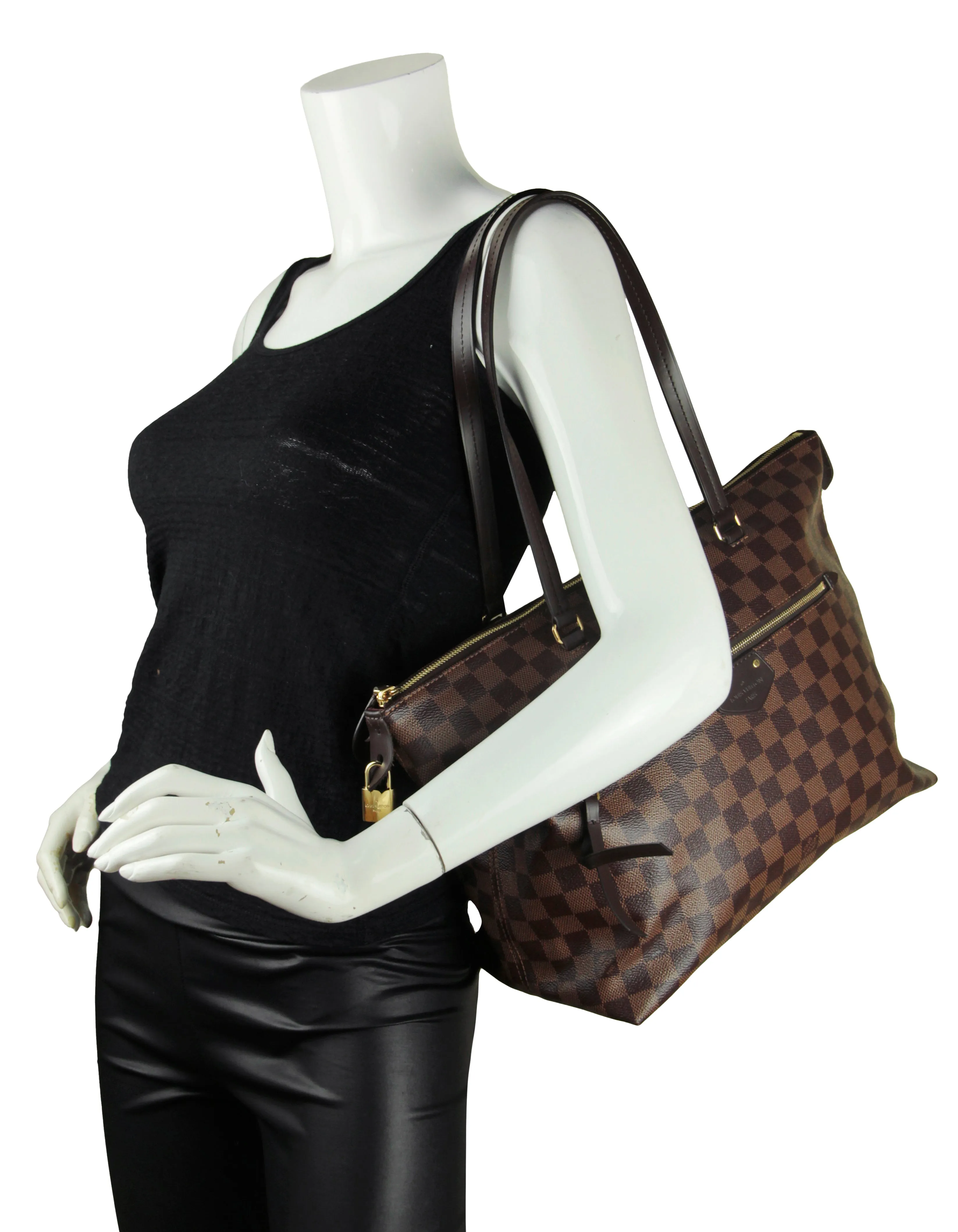 Louis Vuitton Damier Ebene Iena MM Tote