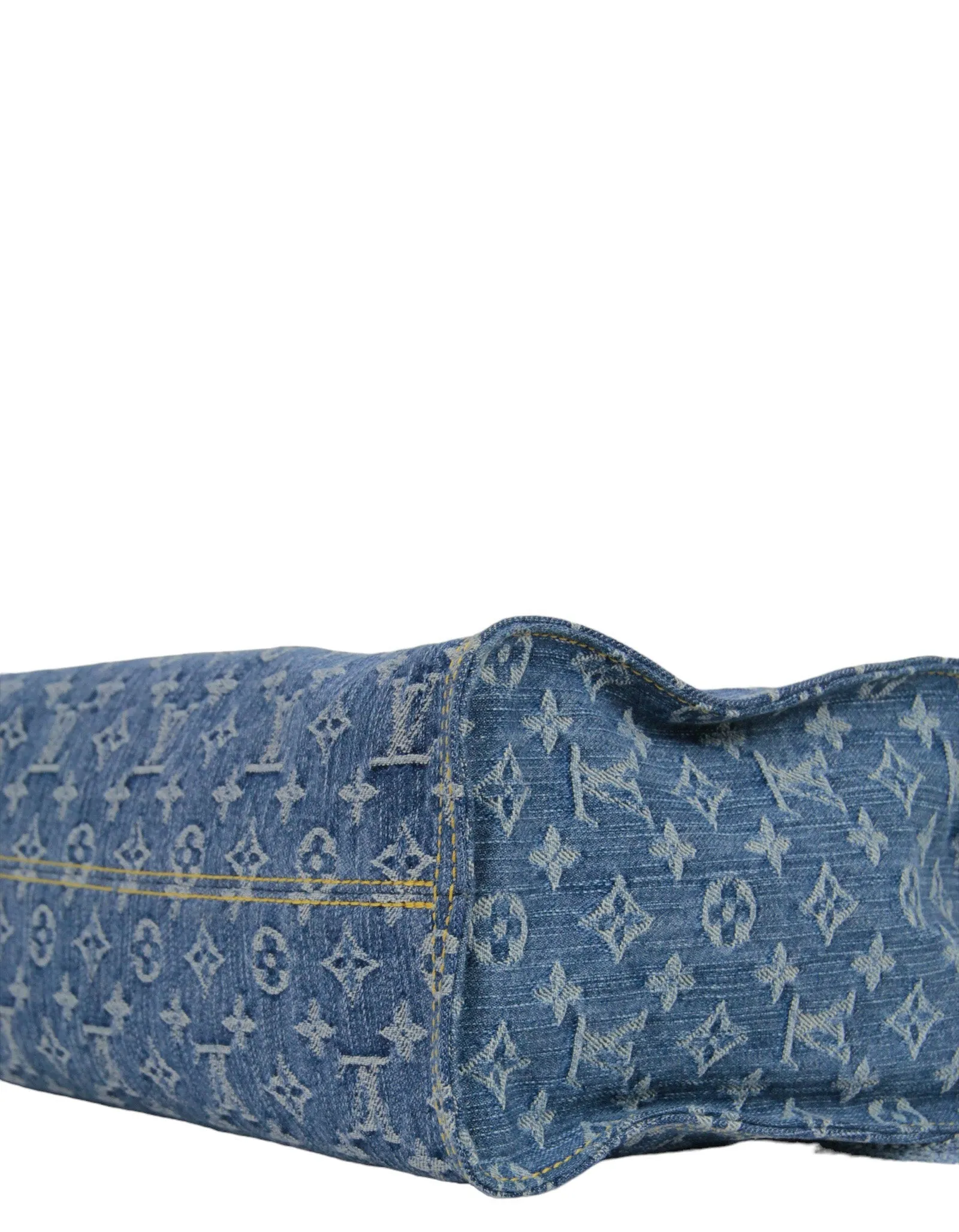 Louis Vuitton Denim Monogram OnTheGo MM Tote Bag