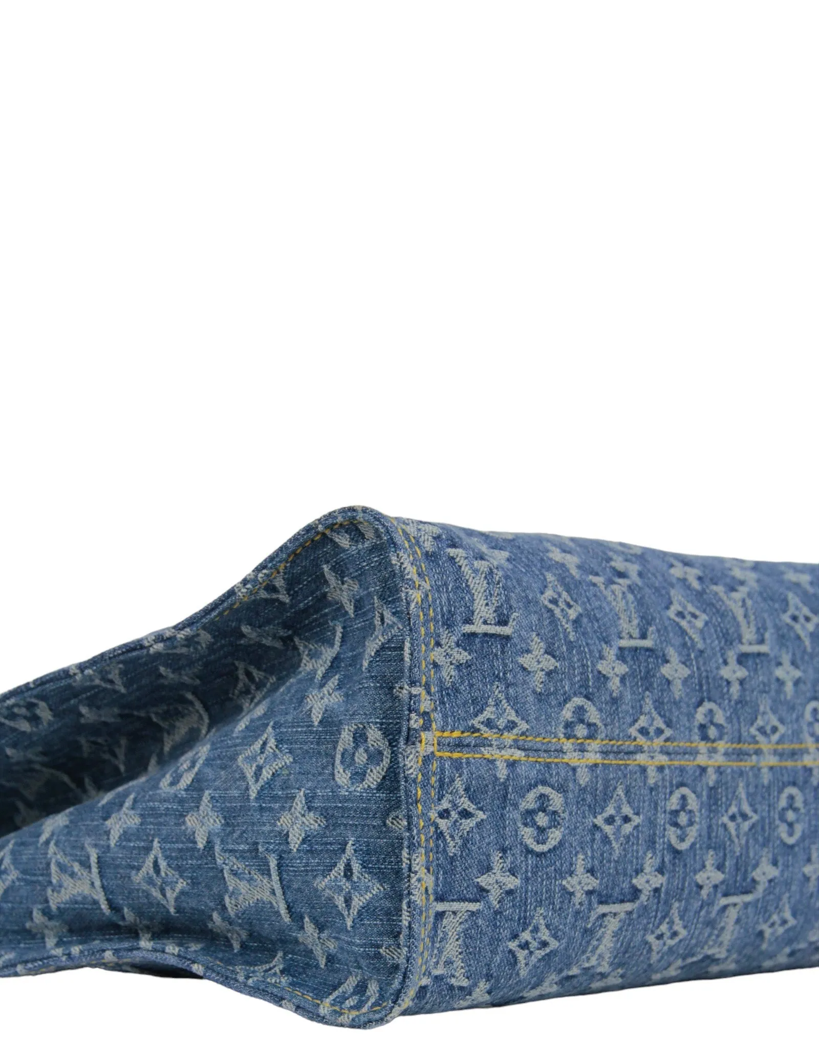 Louis Vuitton Denim Monogram OnTheGo MM Tote Bag