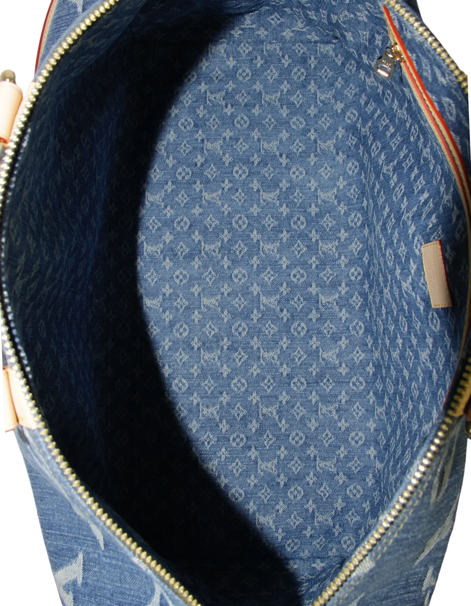 Louis Vuitton Denim Remix Keepall Bandouliere 45