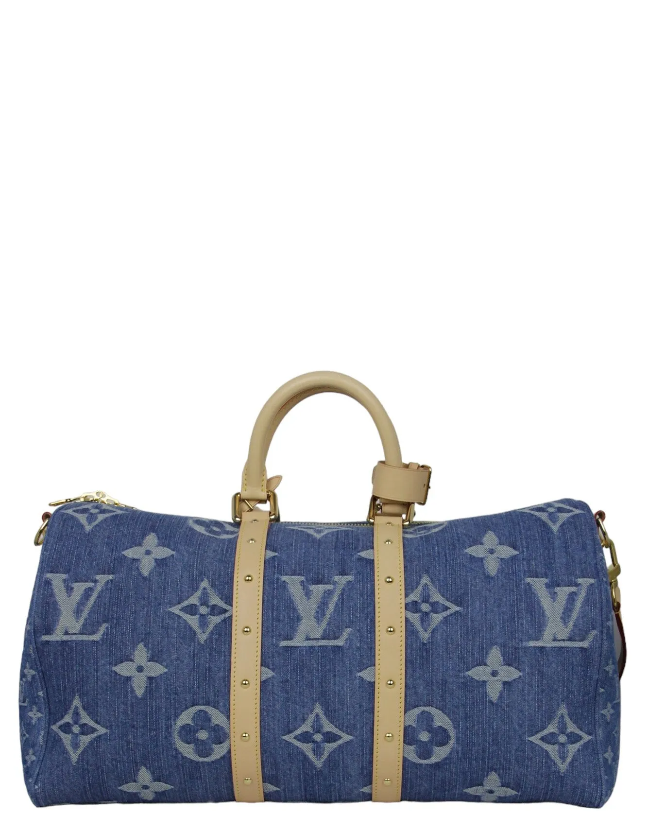 Louis Vuitton Denim Remix Keepall Bandouliere 45