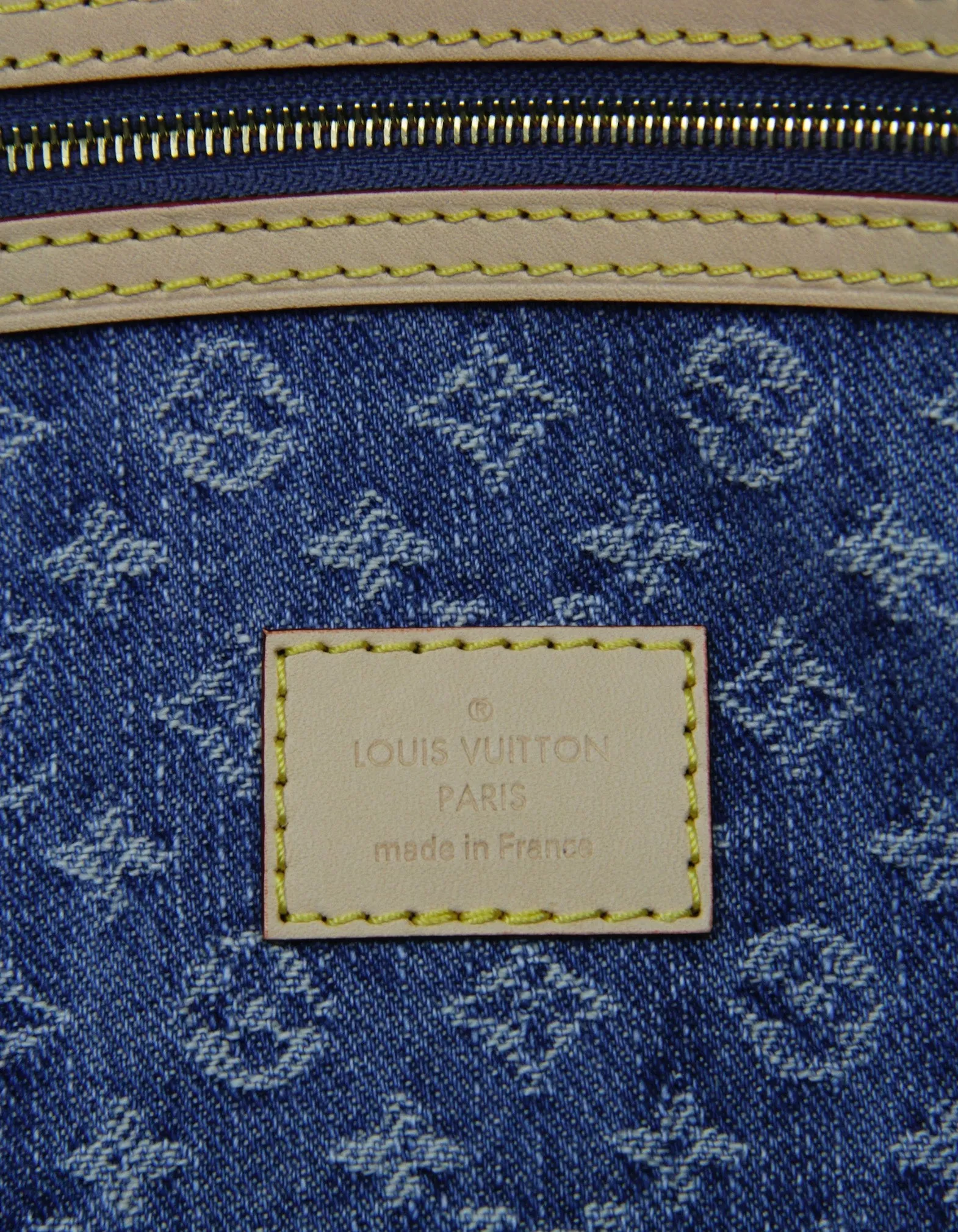 Louis Vuitton Denim Remix Keepall Bandouliere 45