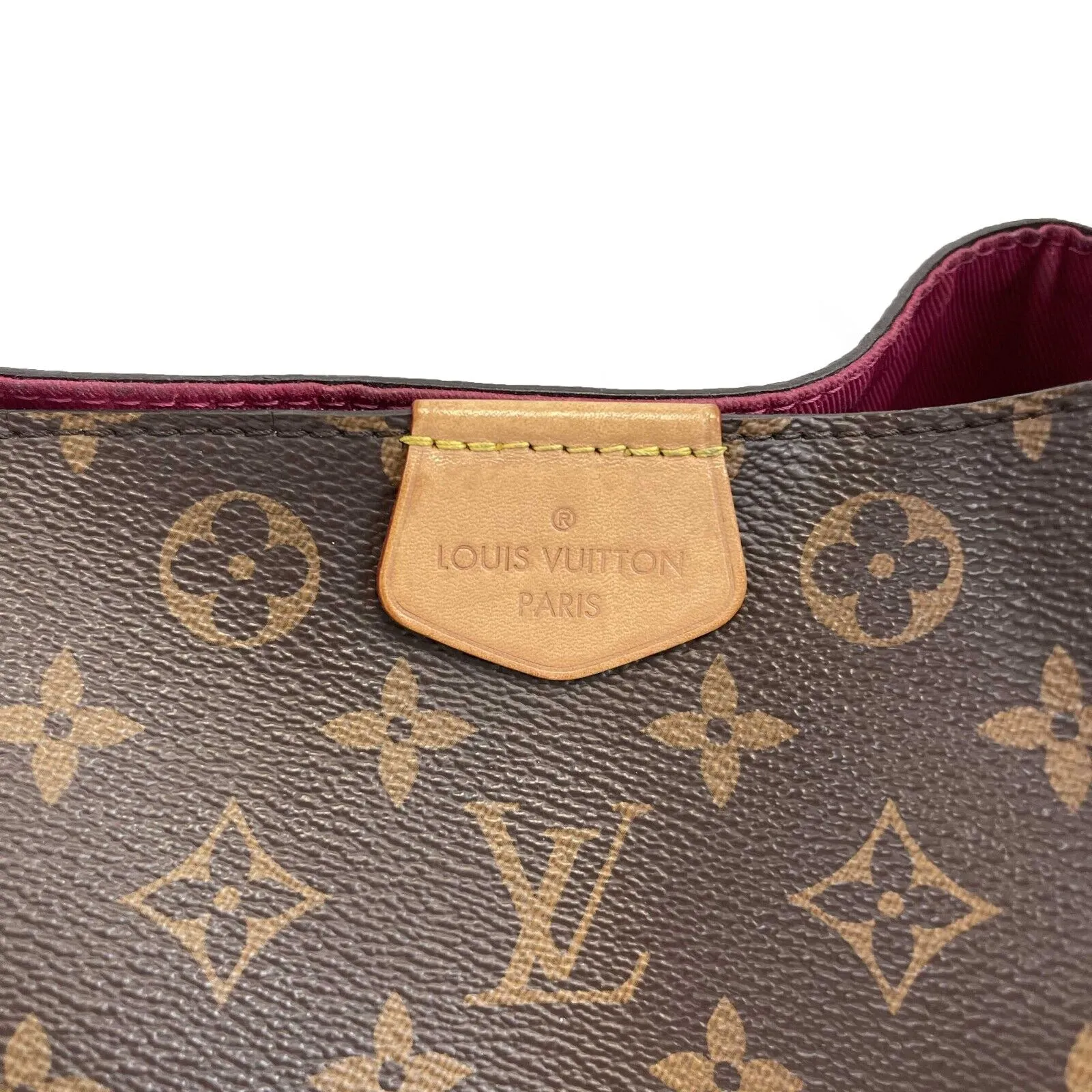 Louis Vuitton - Excellent - Monogram Graceful MM in Pivoine - Brown Shoulder Bag