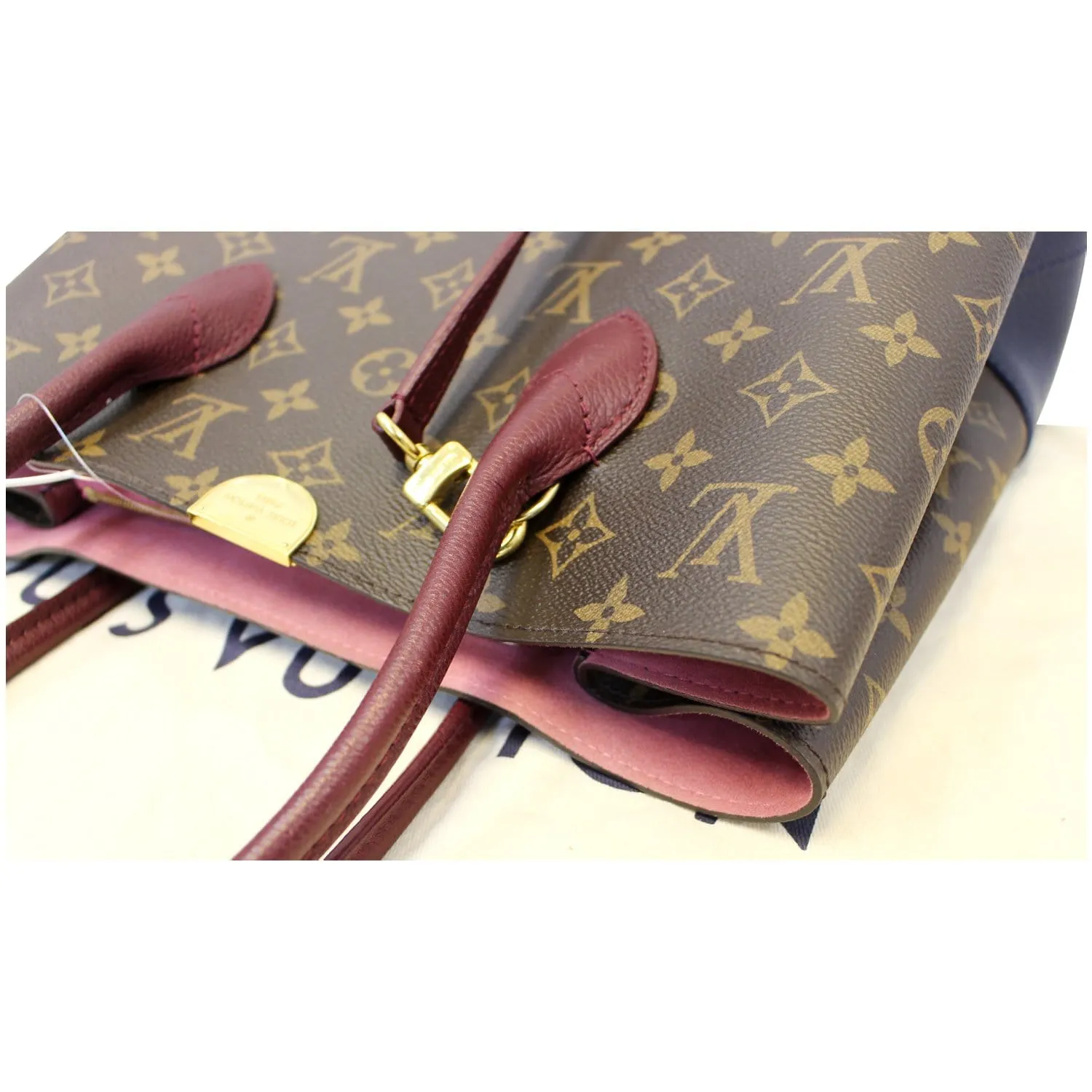 LOUIS VUITTON Flandrin Monogram Canvas Tote Shoulder Bag